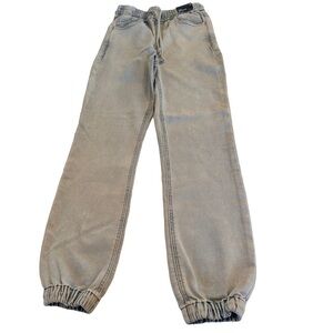 Express NWT Bleached Denim Supersoft Knit Joggers 2